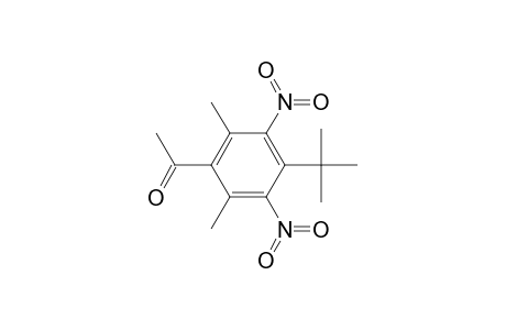 4'-Tert-butyl-2',6'-dimethyl-3',5'-dinitroacetophenone