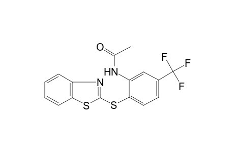 Acetamide, N-[2-(2-benzothiazolylthio)-5-trifluoromethylphenyl]-