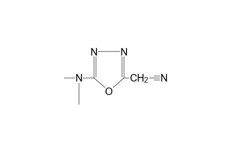 5-(dimethylamino)-1,3,4-oxadiazole-2-acetonitrile