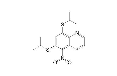 5-Nitro-6,8-bis(propan-2-ylsulfanyl)quinoline