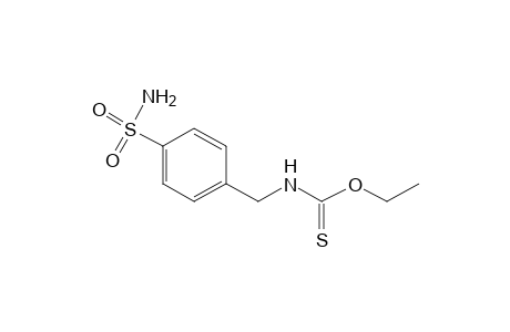 (p-SULFAMOYLBENZYL)THIOCARBAMIC ACID, O-ETHYL ESTER