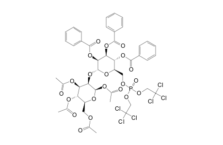 1,3,4,6-TETRA-O-ACETYL-2-O-[2,3,4-TRI-O-BENZOYL-6-O-BIS-(2,2,2-TRICHLOROETHOXY)-PHOSPHORYL-ALPHA-D-MANNOPYRANOSYL]-BETA-D-MANNOPYRANOSE