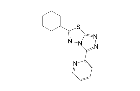 6-cyclohexyl-3-(2-pyridinyl)[1,2,4]triazolo[3,4-b][1,3,4]thiadiazole