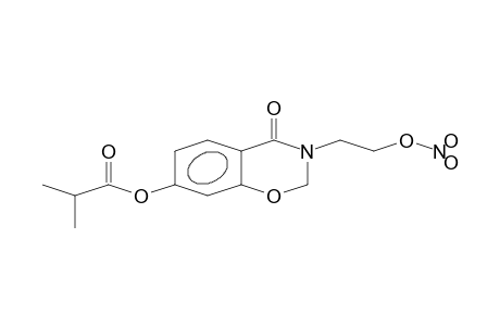 2-methylpropionic acid [4-keto-3-(2-nitrooxyethyl)-2H-1,3-benzoxazin-7-yl] ester