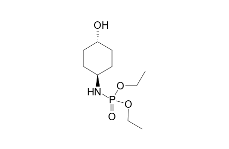 (trans-1,4-Cyclohexanoyl)phosphoramidic acid diethyl ester