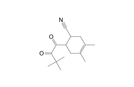 3,4-DIMETHYL-6-(3',3'-DIMETHYL-1',2'-DIOXO-BUTYL)-CYCLOHEX-3-ENE-CARBONITRILE;C1-DIASTEREOMER-A