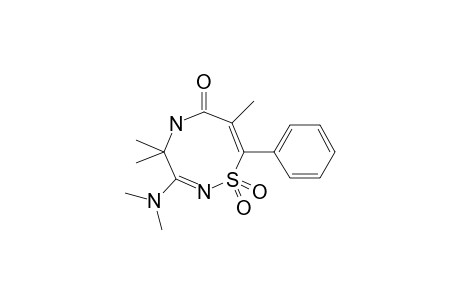 3-(DIMETHYLAMINO)-4,4,7-TRIMETHYL-8-PHENYL-4H-1,2,5-THIADIAZOCIN-6-(5H)-ON-1,1-DIOXIDE