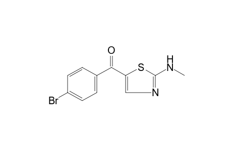 p-BROMOPHENYL 2-(METHYLAMINO)-5-THIAZOLYL KETONE