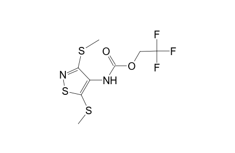 (3,5-Bismethylsulfanylisothiazol-4-yl)carbamic acid, 2,2,2-trifluoroethyl ester