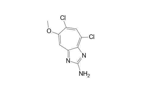 2-Amino-4,6-dichloro-7-methoxy-1,3-diazaazulene