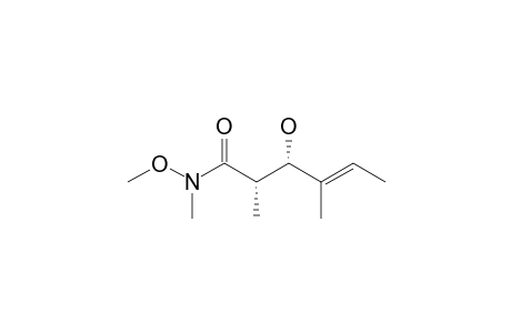 (2S,3S,4E)-3-HYDROXY-N-METHOXY-N,2,4-TRIMETHYL-4-HEXENAMIDE