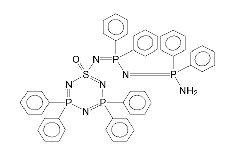 4,4,6,6-TETRAPHENYL-2-OXO-2-(2,2,4,4-TETRAPHENYL-1,3,5-TRIAZA-2,4-DIPHOSPHAPENTA-1,3-DIEN-1-YL)-1,3,5-TRIAZA-2-THIA-4,6-DIPHOSPHORIN