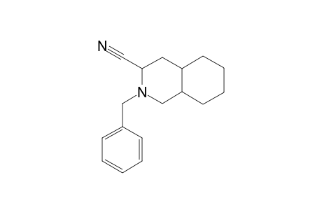 3-Isoquinolinecarbonitrile, 2-benzylperhydro