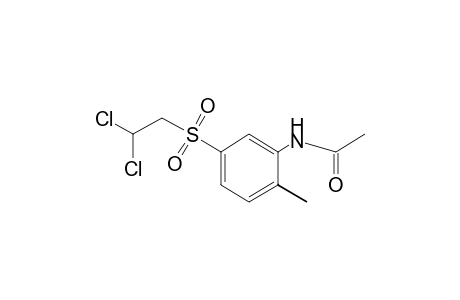 5'-[(2,2-dichloroethyl)sulfonyl]-o-acetotoluidide