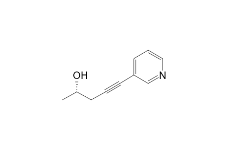 (2S)-5-(3-pyridinyl)-4-pentyn-2-ol