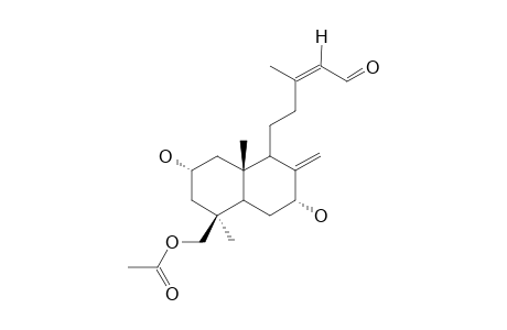 19-ACETOXY-2-ALPHA,7-ALPHA-DIHYDROXY-LABDA-8(17),(13Z)-DIEN-15-AL