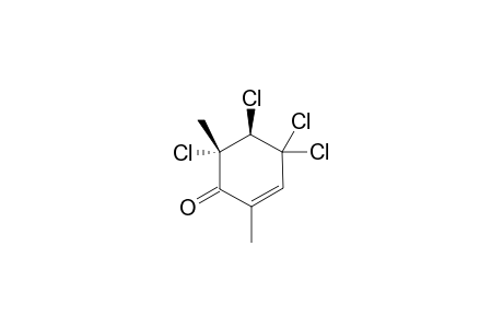 TRANS-4,4,5,6-TETRACHLORO-2,6-DIMETHYLCYCLOHEX-3-ENONE