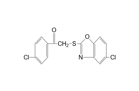 4'-chloro-2-[(5-chloro-2-benzoxazolyl)thio]acetophenone