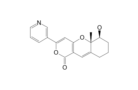 CIS-3-(3-PYRIDYL)-5A-METHYL-6-HYDROXY-1H,7H-5A,6,8,9-TETRAHYDRO-1-OXOPYRANO-[4.3-B]-[1]-BENZOPYRAN