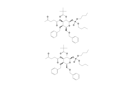 DIBUTYL-4,6-DI-O-BENZYL-3-O-LEVULINYL-2-O-PIVALOYL-BETA-D-GALACTOPYRANOSYLPHOSPHATE