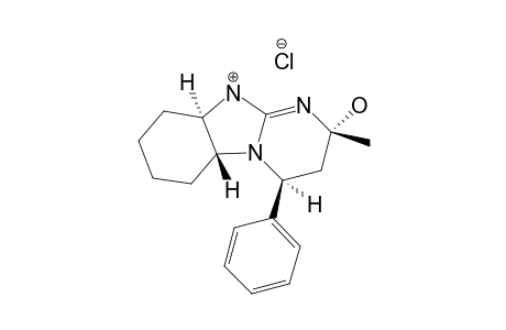 RAC-2-BETA-METHYL-4-BETA-PHENYL-TRANS-5A-BETA-1,2,3,4,5A,6,7,8,9,9A-DECAHYDROPYRIMIDO-[1,2-A]-BENZIMIDAZOL-2-ALPHA-OL-HYDROCHLORIDE