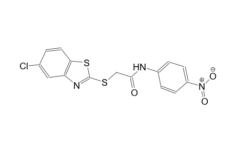 2-[(5-chloro-1,3-benzothiazol-2-yl)sulfanyl]-N-(4-nitrophenyl)acetamide