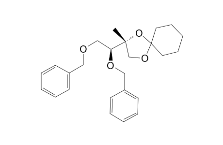 3,4-bis( O-Benzyl)-1,2-O-cyclohexylidene-2-methylbutane-1,2,3,4-tetraol