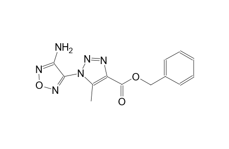 1H-[1,2,3]Triazole-4-carboxylic acid, 1-(4-aminofurazan-3-yl)-5-methyl-, benzyl ester