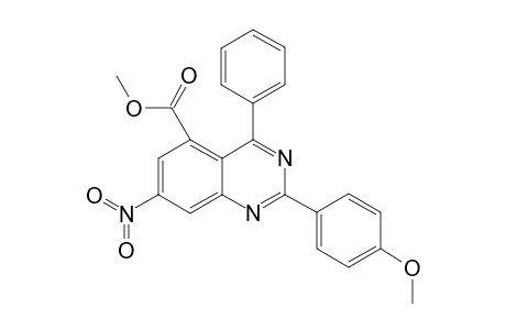 Methyl 2-(4-methoxyphenyl)-7-nitro-4-phenyl-5-quinazoinecarboxylate