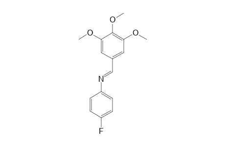 p-fluoro-N-(3,4,5-trimethoxybenzylidene)aniline