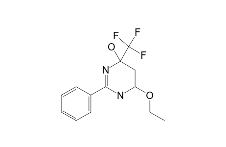 6-ETHOXY-4-HYDROXY-2-PHENYL-4-TRIFLUOROMETHYL-3,4,5,6-TETRAHYDROPYRIMIDINE