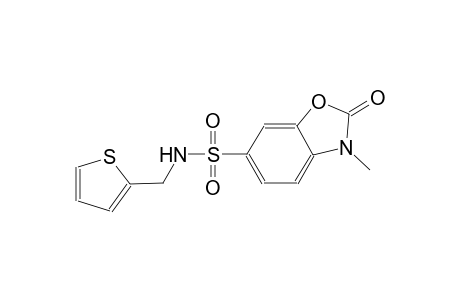 3-methyl-2-oxo-N-(2-thienylmethyl)-2,3-dihydro-1,3-benzoxazole-6-sulfonamide