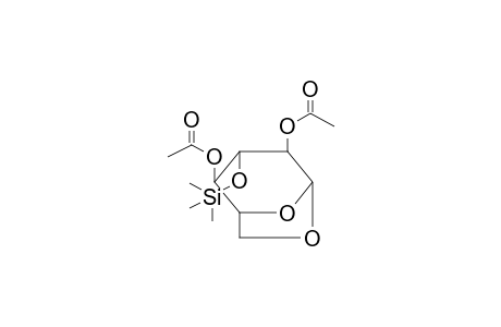 2,4-DI-O-ACETYL-3-O-TRIMETHYLSILYL-1,6-ANHYDRO-BETA-D-GLUCOPYRANOSE