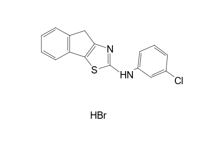 2-(m-chloroanilino)-4H-indeno[2,1-d]thiazole, monohydrobromide