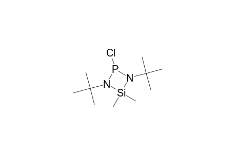 1,3-DI-TERT.-BUTYL-2-CHLORO-4,4-DIMETHYL-1,3-DIAZA-2-PHOSPHA-4-SILACYCLOBUTANE