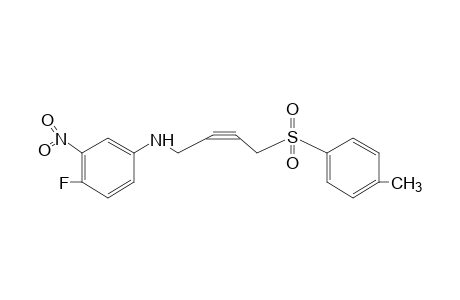 4-fluoro-3-nitro-N-[4-(p-tolylsulfonyl)-2-butynyl]aniline