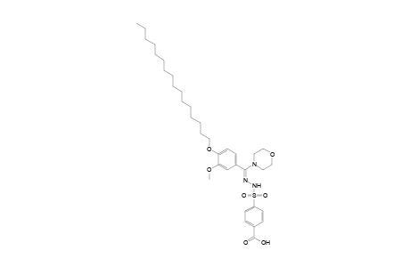 p-sulfobenzoic acid, p-{[4-(hexadecyloxy)-3-methoxy-alpha-morpholinobenzylidene]hydrazide}