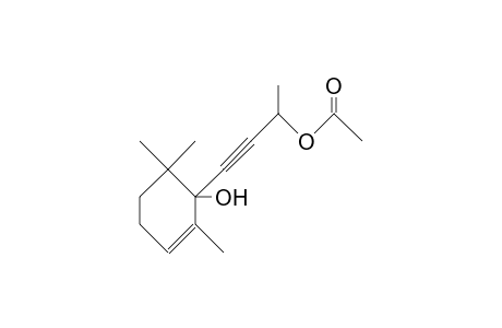 4-(2,6,6-Trimethyl-1-hydroxy-2-cyclohexen-1-yl)-3-butyn-2-ol acetate