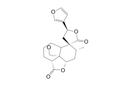 (12S)-15,16-EPOXY-19-HYDROXY-NEO-CLERODA-13(16),14-DIEN-18,6-ALPHA:20,12-DIOLIDE