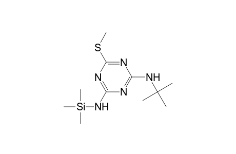 1,3,5-Triazine-2,4-diamine, N-(1,1-dimethylethyl)-6-(methylthio)-N'-(trimethylsilyl)-