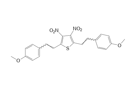 2,5-bis(p-methoxystyryl)-3,4-dinitrothiophene