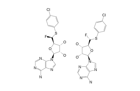 5'-FLUORO-5'-S-(4-CHLOROPHENYL)-5'-THIOADENOSINE;MIXTURE_OF_5'-R_AND_5'-S