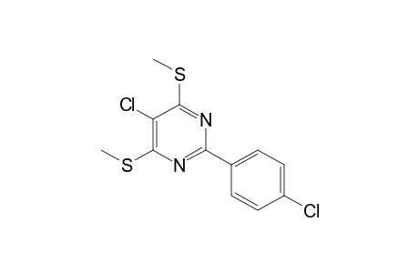 4,6-bis(methylthio)-5-chloro-2-(p-chlorophenyl)pyrimidine