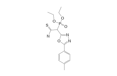 DIETHYL-5-(4-METHYLPHENYL)-1,3,4-OXADIAZOLE-2-YL-THIOCARBAMOYLMETHYLPHOSPHONATE