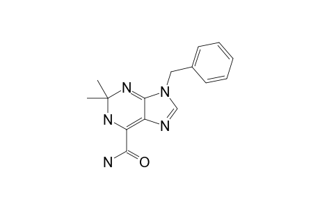 9-BENZYL-6-CARBAMOYL-2,2-DIMETHYL-1,2-DIHYDRO-PURINE;ISOMER-#1