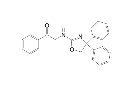 2-PHENACYLAMINO-4,4-IPHENYL-2-OXAZOLINE