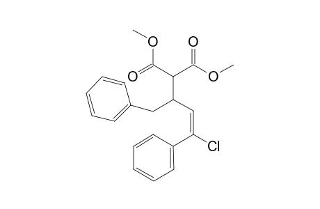 Dimethyl (E)-2-(4-chloro-1,4-diphenylbut-3-en-2-yl)malonate