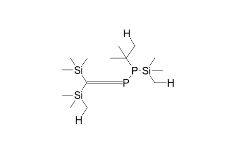 P-(P'-TRIMETHYLSILYL-TERT-BUTYLPHOSPHINO)BIS(TRIMETHYLSILYL)METHYLENEPHOSPHINE