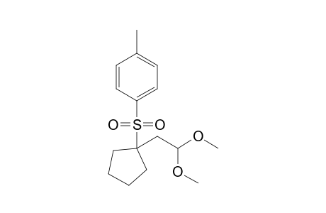 1-(2,2-Dimethoxyethyl)-1-tosylcyclopentane