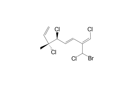 7-(BROMOCHLOROMETHYL)-3(R*),4(S*),8-TRICHLORO-3-METHYL-1,5(E),7(E)-OCTATRIENE